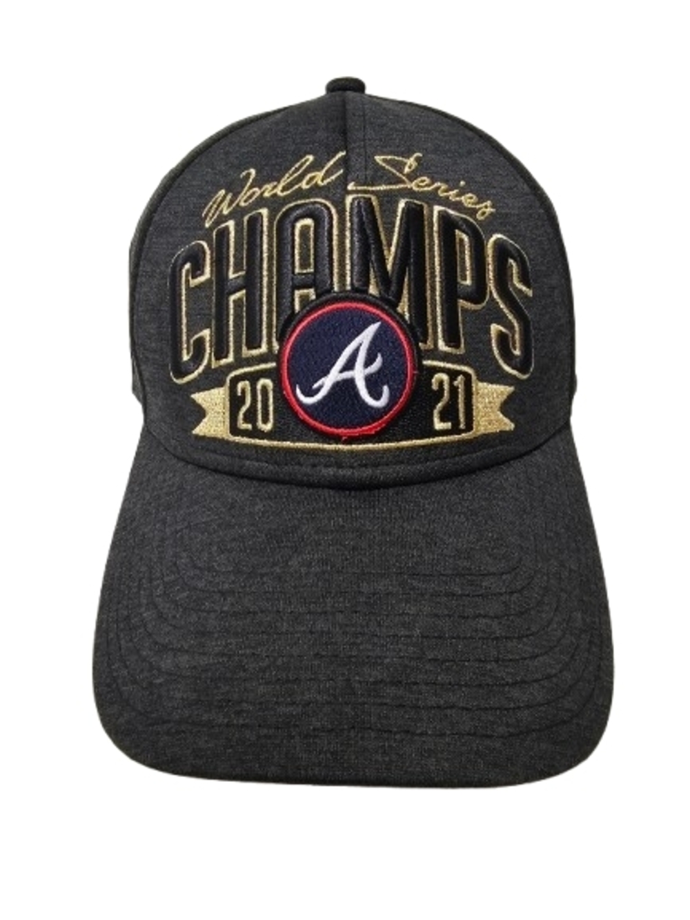 Atlanta Braves Hat Cap Snap Back 9Forty Grey 2021 World Series Champs New Era